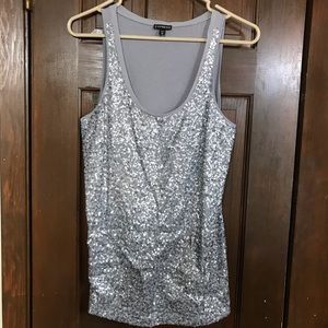 Express Sequin Tank Top